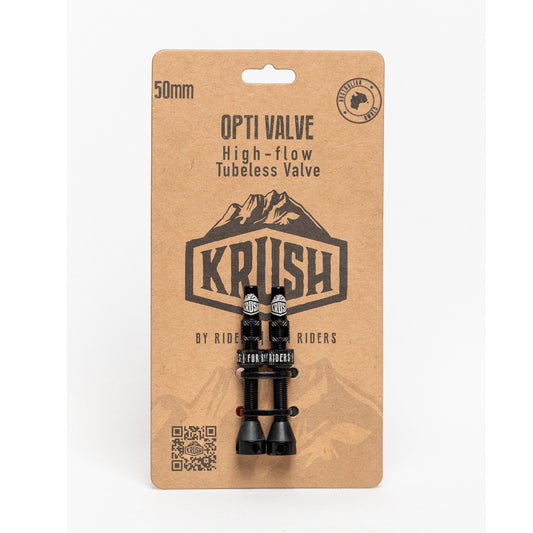 KRUSH Opti Vale Tubeless Vales ( Black )